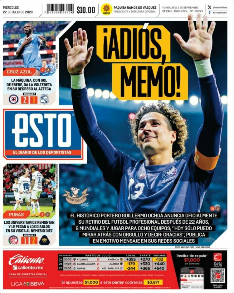 Portada de Esto (Mexico)