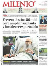 Portada de Milenio de León (Mexico)