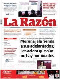 Portada de La Razón (Mexico)