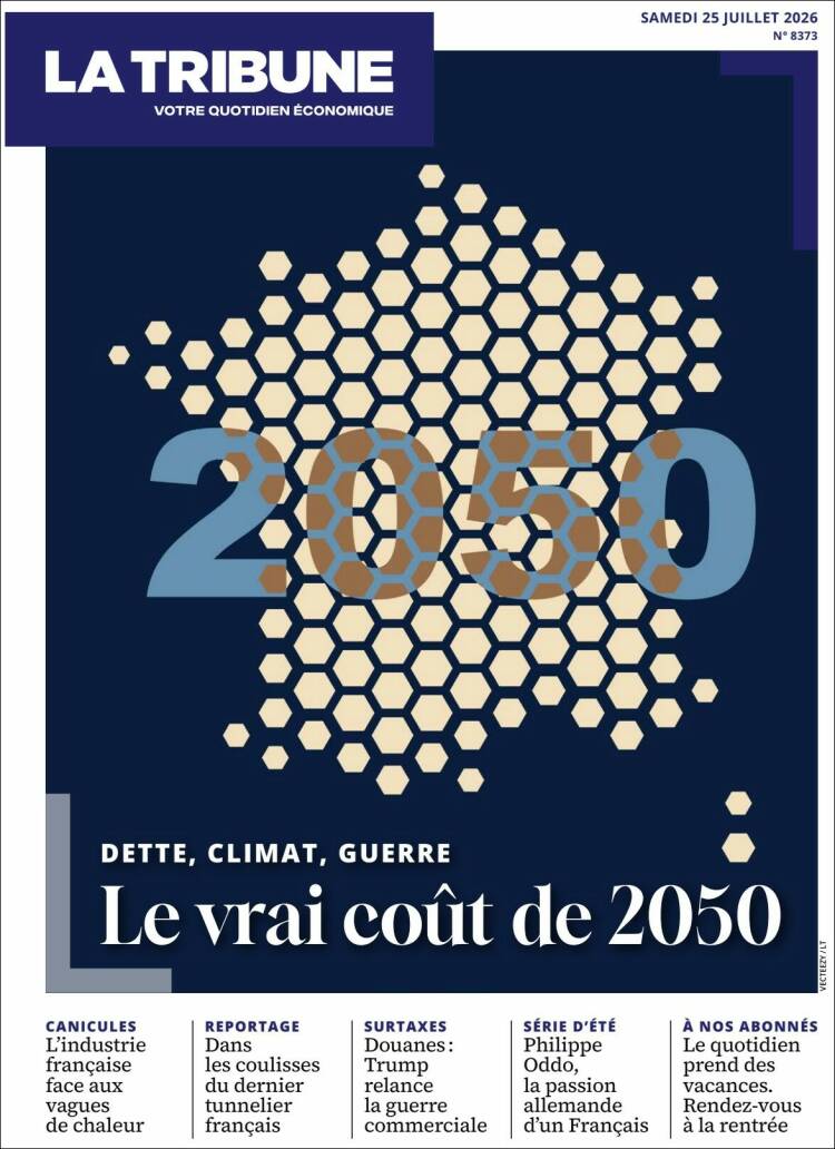 Portada de La Tribune (France)