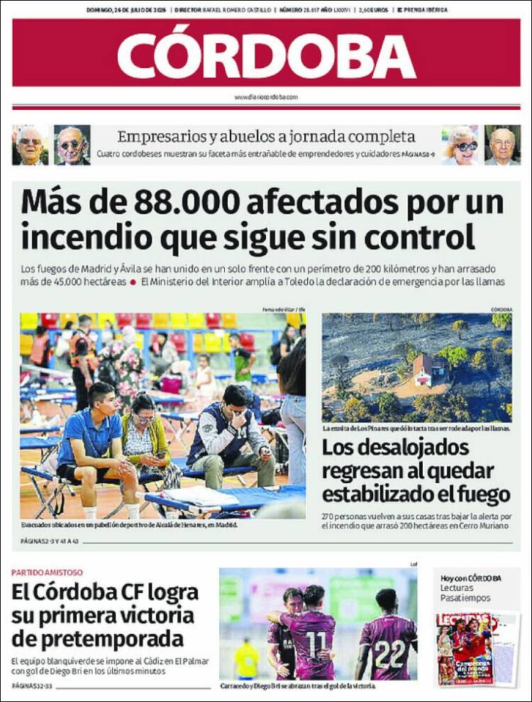 Portada de Diario de Córdoba (Espa&ntilde;a)