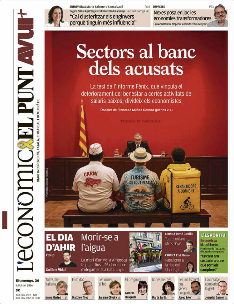 Portada de El Punt Avui (Espa&ntilde;a)
