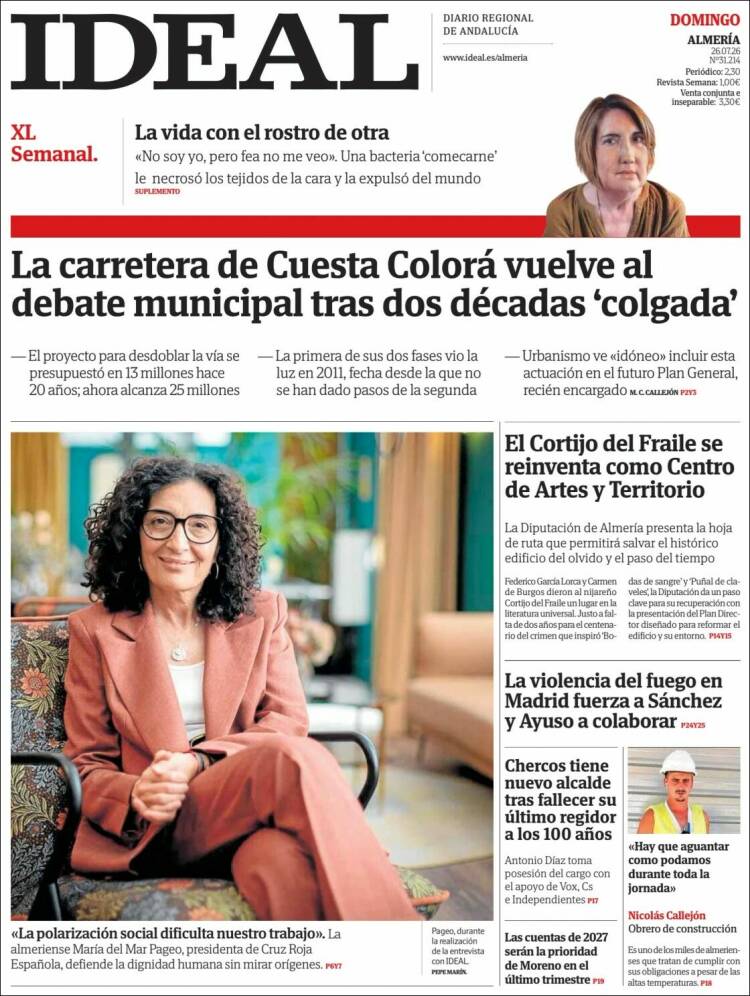Portada de Ideal Almeria (Espa&ntilde;a)