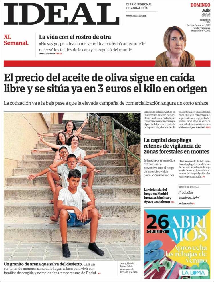 Portada de El Ideal de Jaén (Espa&ntilde;a)