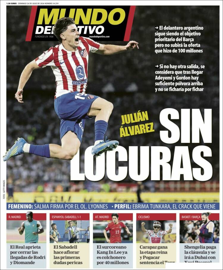 Portada de Mundo Atlético (Espa&ntilde;a)