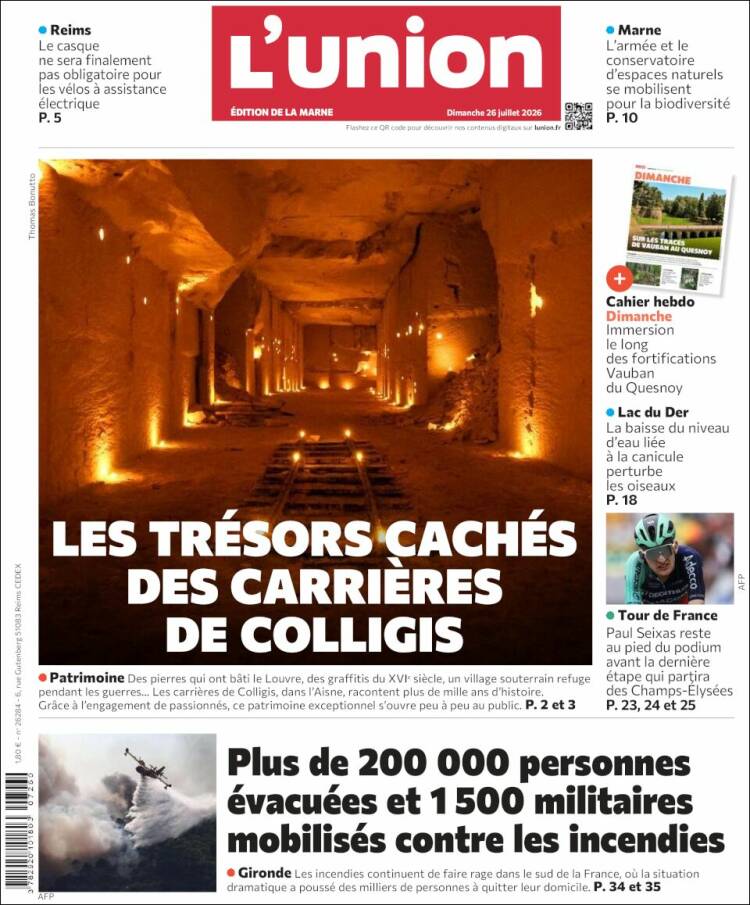 Portada de L'Union (Francia)