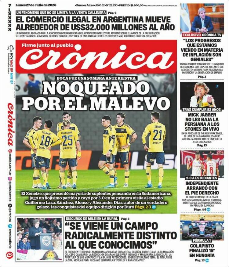 Portada de La Voz del Chaco (Argentina)