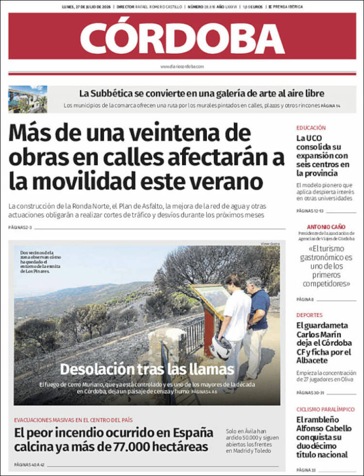 Portada de Diario de Córdoba (Espa&ntilde;a)