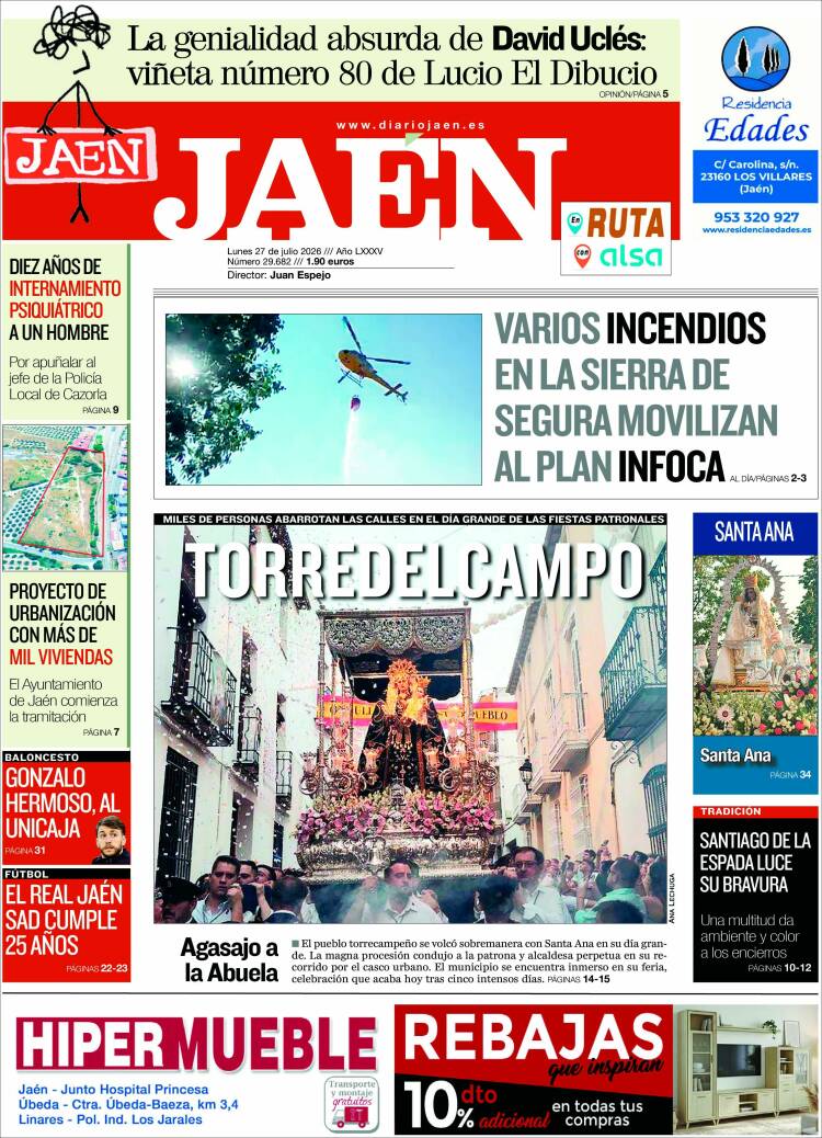 Portada de Diario Jaén (Espa&ntilde;a)