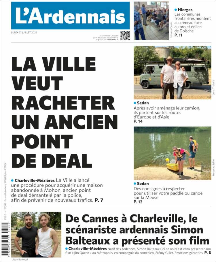 Portada de L'Ardenais (Francia)