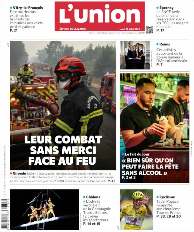 Portada de L'Union (France)