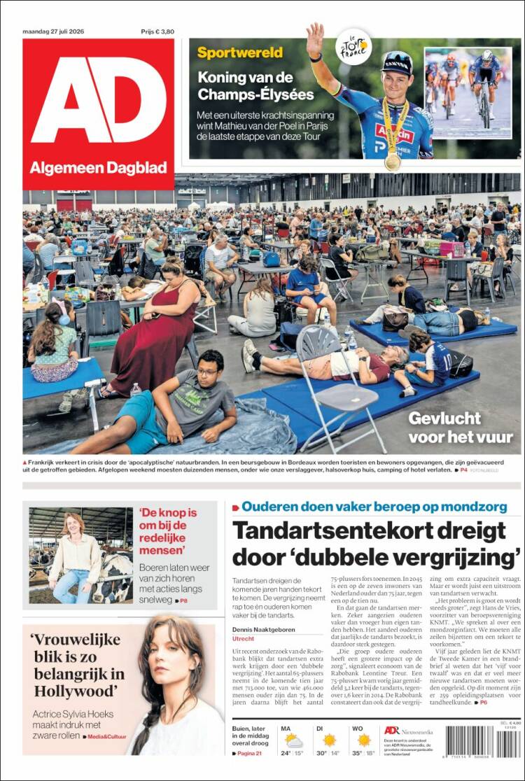 Portada de AD (Netherlands)
