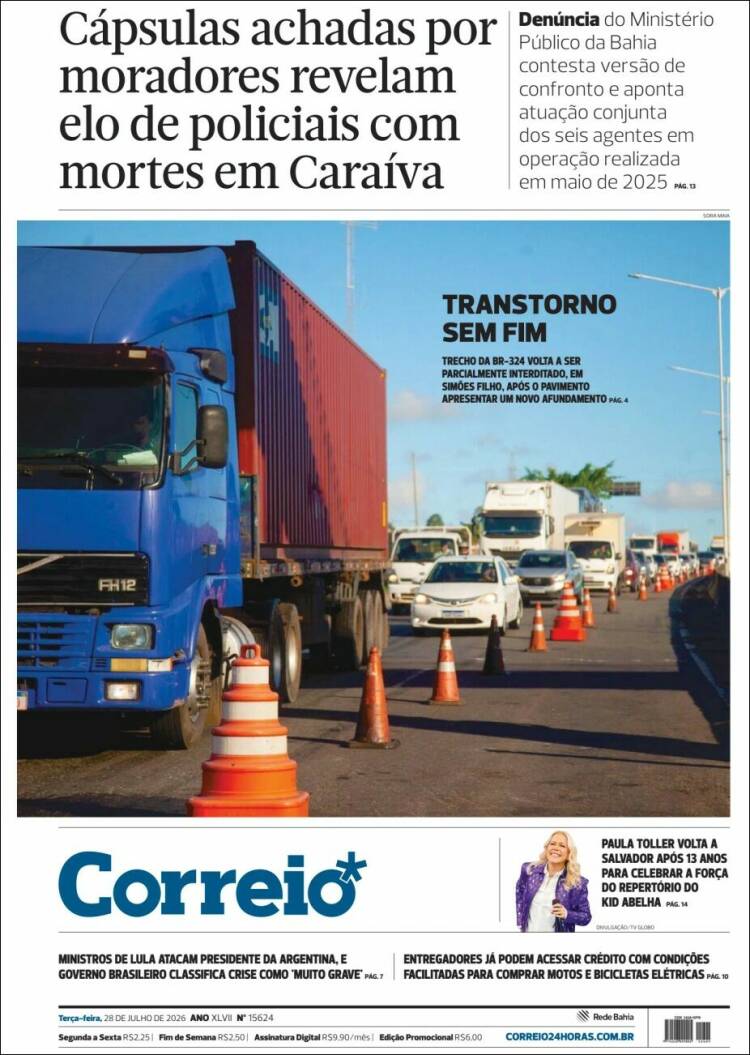 Portada de Correio* (Brasil)