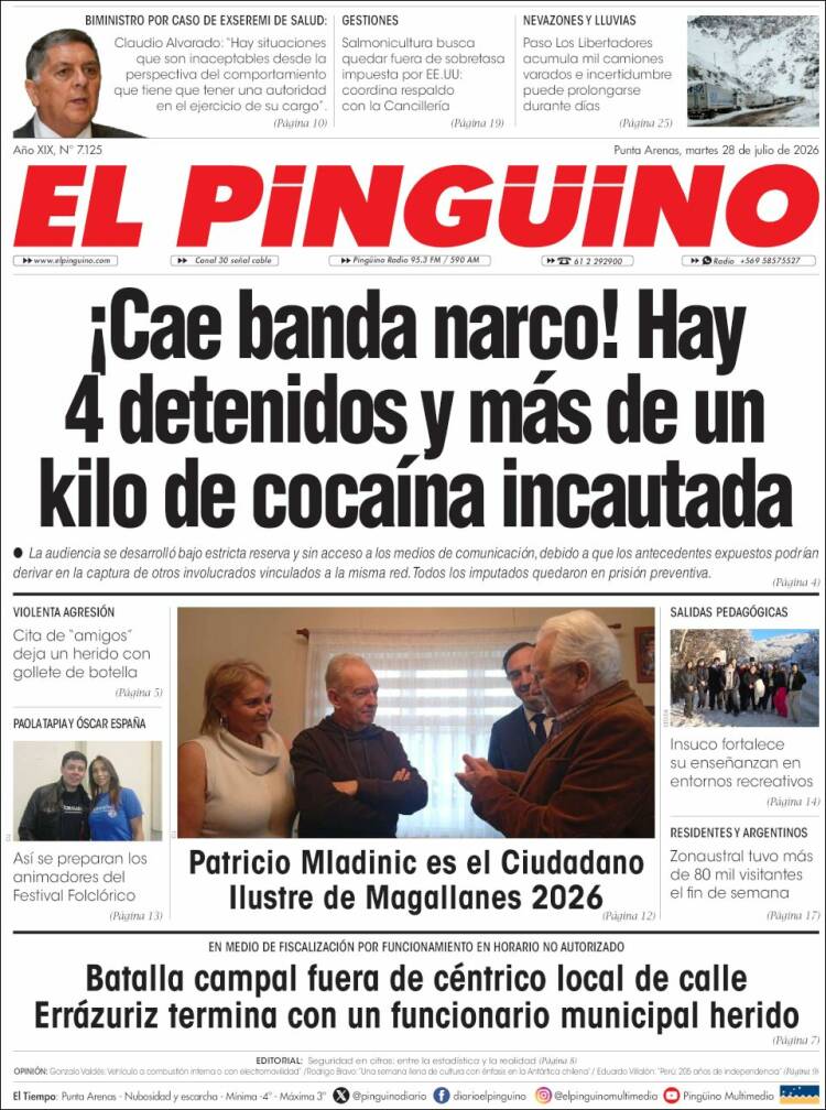 Portada de El Pingüino (Chile)