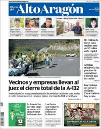 Portada de Diario del AltoAragón (Espa&ntilde;a)