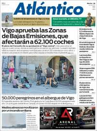 Portada de Atlántico Diario (Espa&ntilde;a)