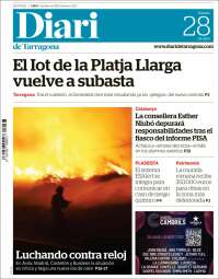 Portada de Diari de Tarragona (Espa&ntilde;a)