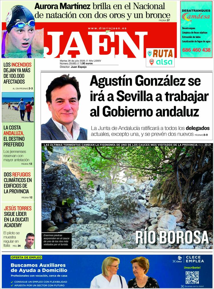 Portada de Diario Jaén (Espagne)