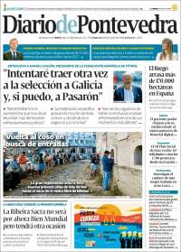 Portada de Diario de Pontevedra (Espa&ntilde;a)