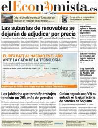 Portada de El Economista (Espagne)