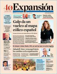 Portada de Expansión (Espagne)