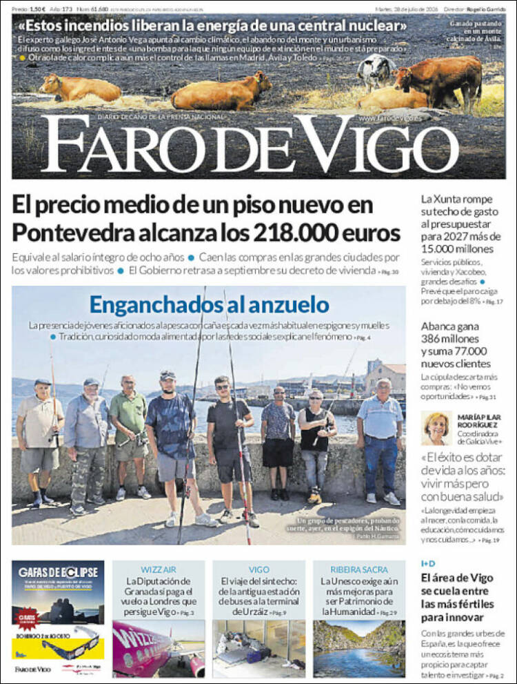 Portada de Faro de Vigo (Espa&ntilde;a)