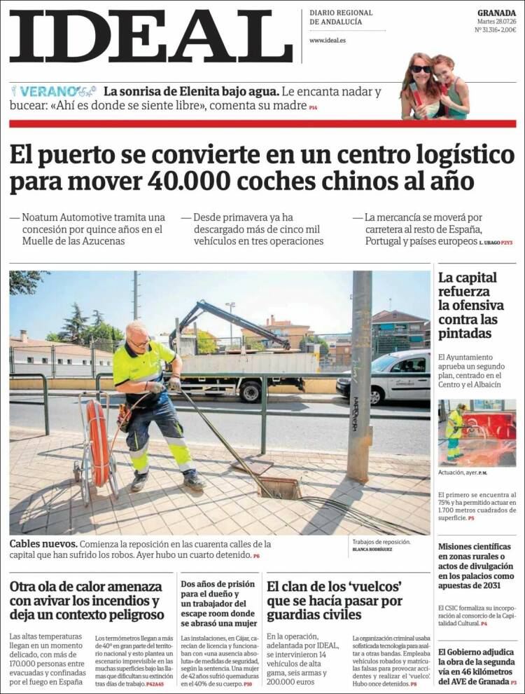 Portada de Ideal (Espa&ntilde;a)