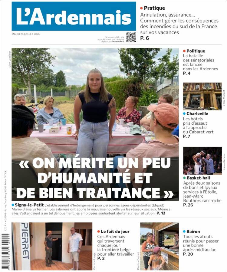Portada de L'Ardenais (Francia)