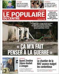 Portada de Le Populaire du Centre (Francia)