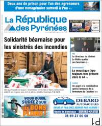 Portada de La République des Pyrénées (France)