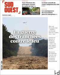 Portada de Sud Ouest (France)