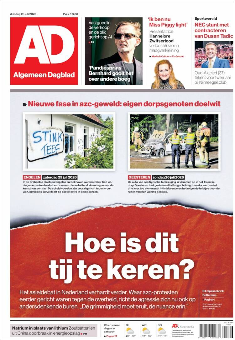 Portada de AD (Pa&iacute;ses Bajos)