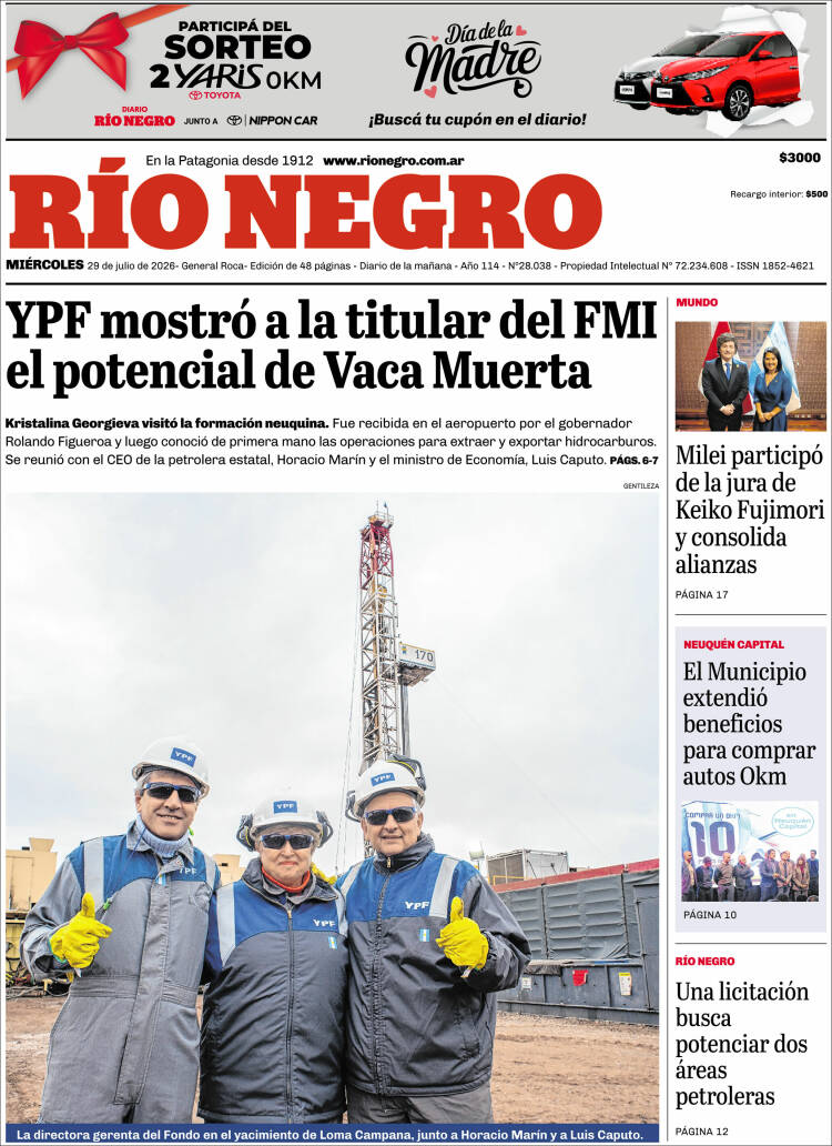 Portada de Rio Negro (Argentina)