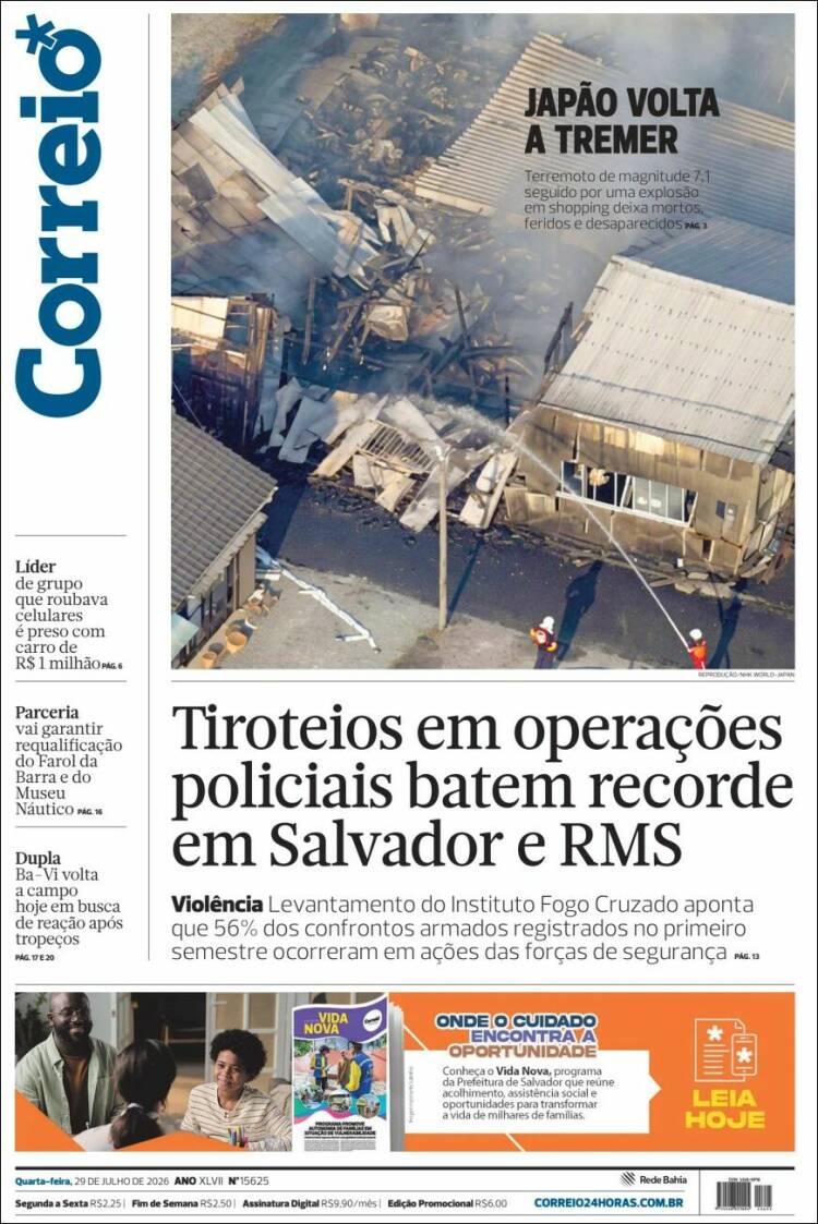 Portada de Correio* (Brasil)