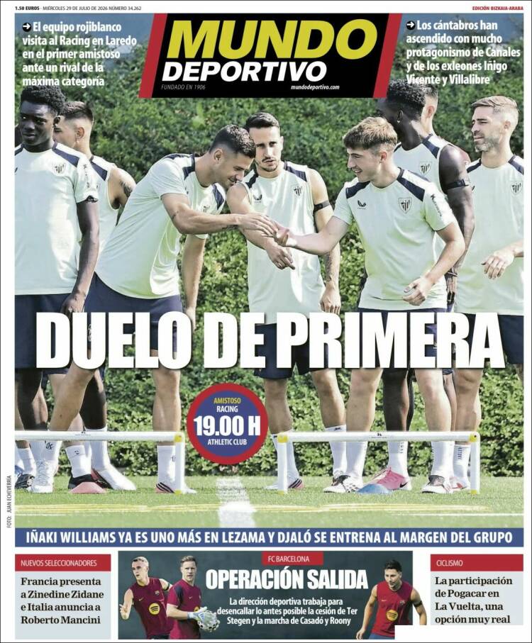 Portada de Mundo Deportivo Bizkaia (Espa&ntilde;a)