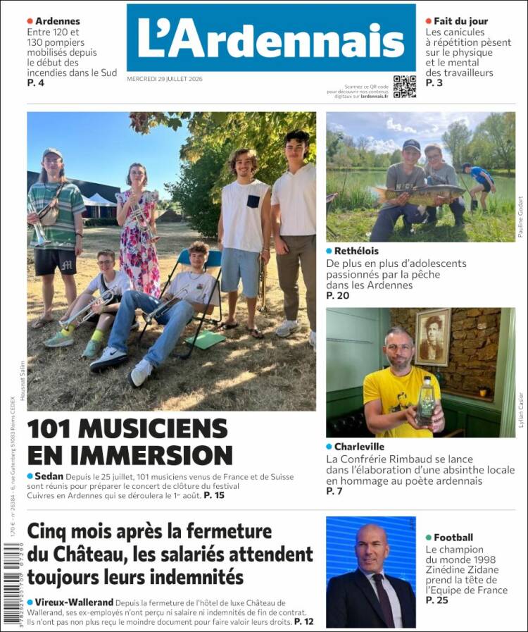 Portada de L'Ardenais (Francia)