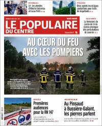 Portada de Le Populaire du Centre (Francia)