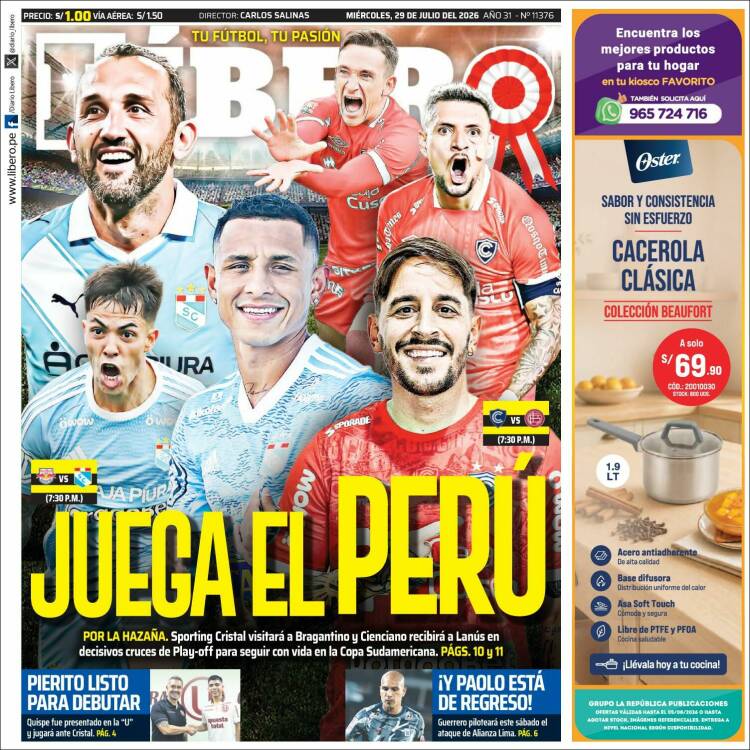 Portada de Líbero (Per&uacute;)