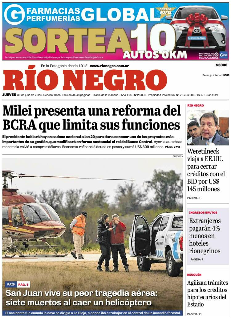 Portada de Rio Negro (Argentina)