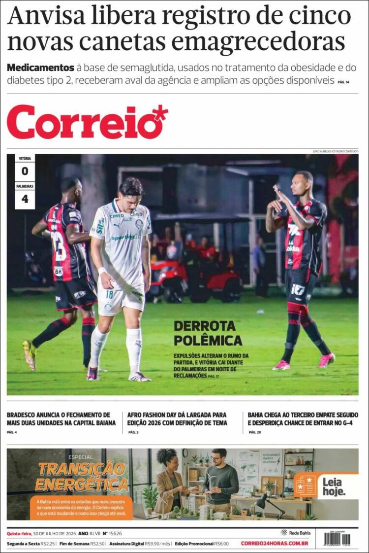 Portada de Correio* (Brasil)