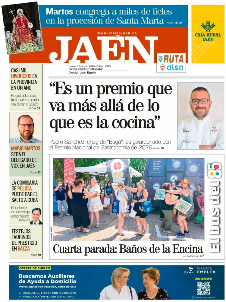Portada de Diario Jaén (Espa&ntilde;a)