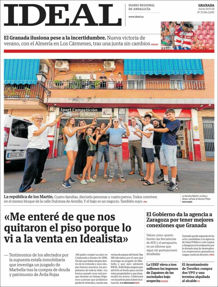 Portada de Ideal (Espa&ntilde;a)