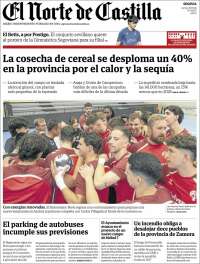 Portada de Norte de Castilla - Segovia (Espa&ntilde;a)