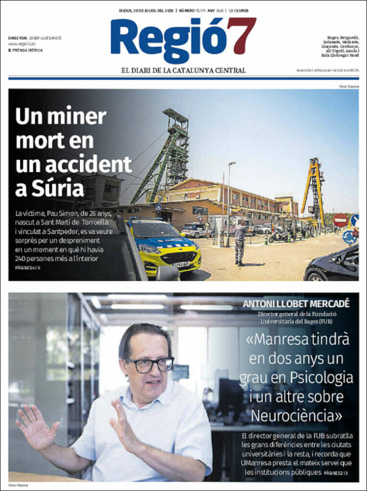 Portada de Regio7 (Espa&ntilde;a)