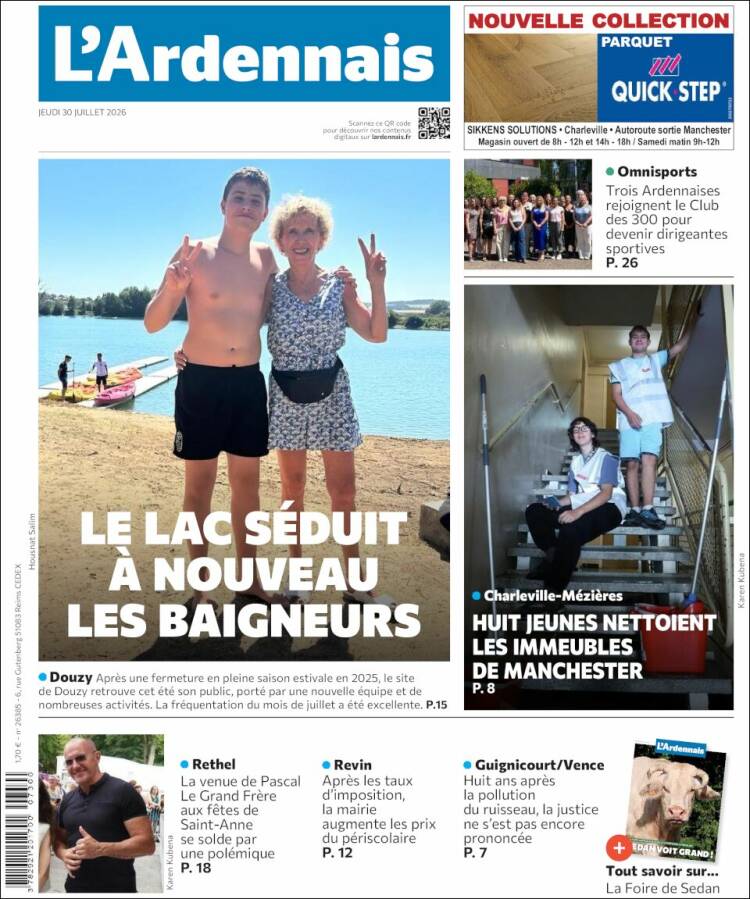 Portada de L'Ardenais (Francia)