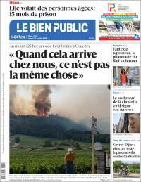 Portada de Le Bien Public (France)