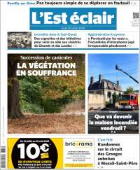 Portada de L'Est Eclair (France)