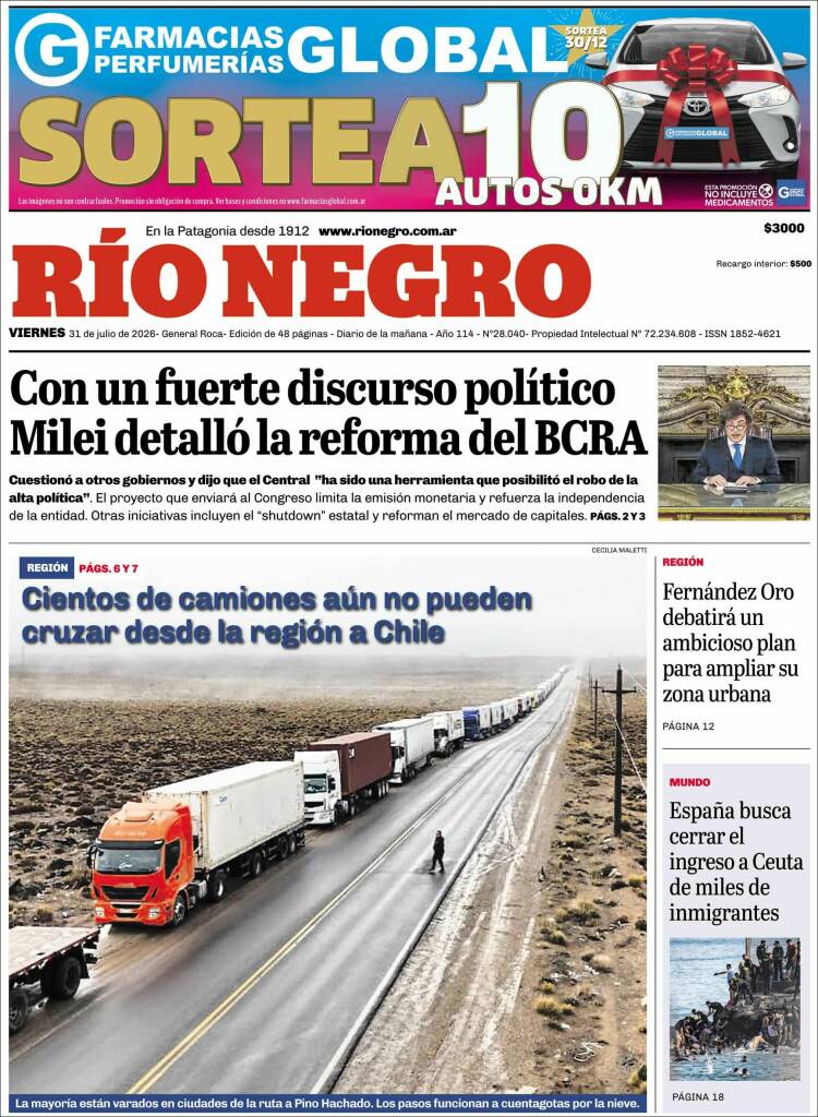 Portada de Rio Negro (Argentina)