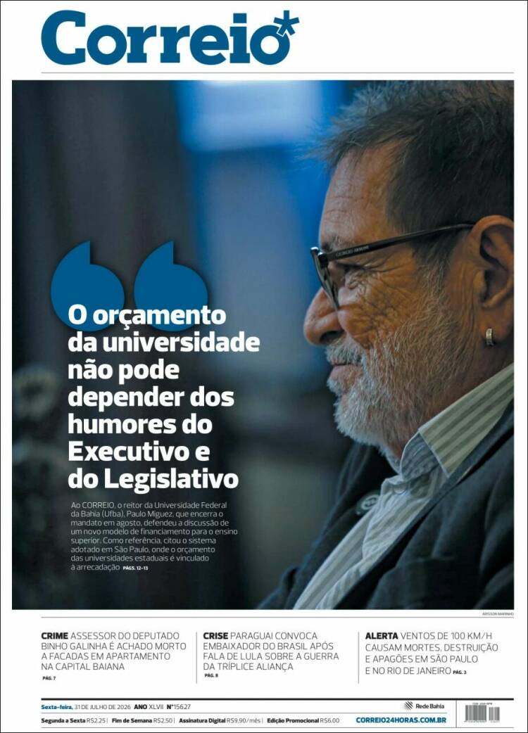Portada de Correio* (Brasil)