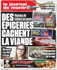 Portada de Le Journal de Montréal (Canada)